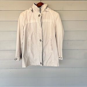 Elegant Women's Cream Utility Jacket